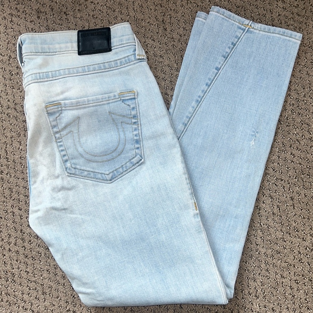 (4 for $80) True Religion Cora Mid Rise Straight Jeans